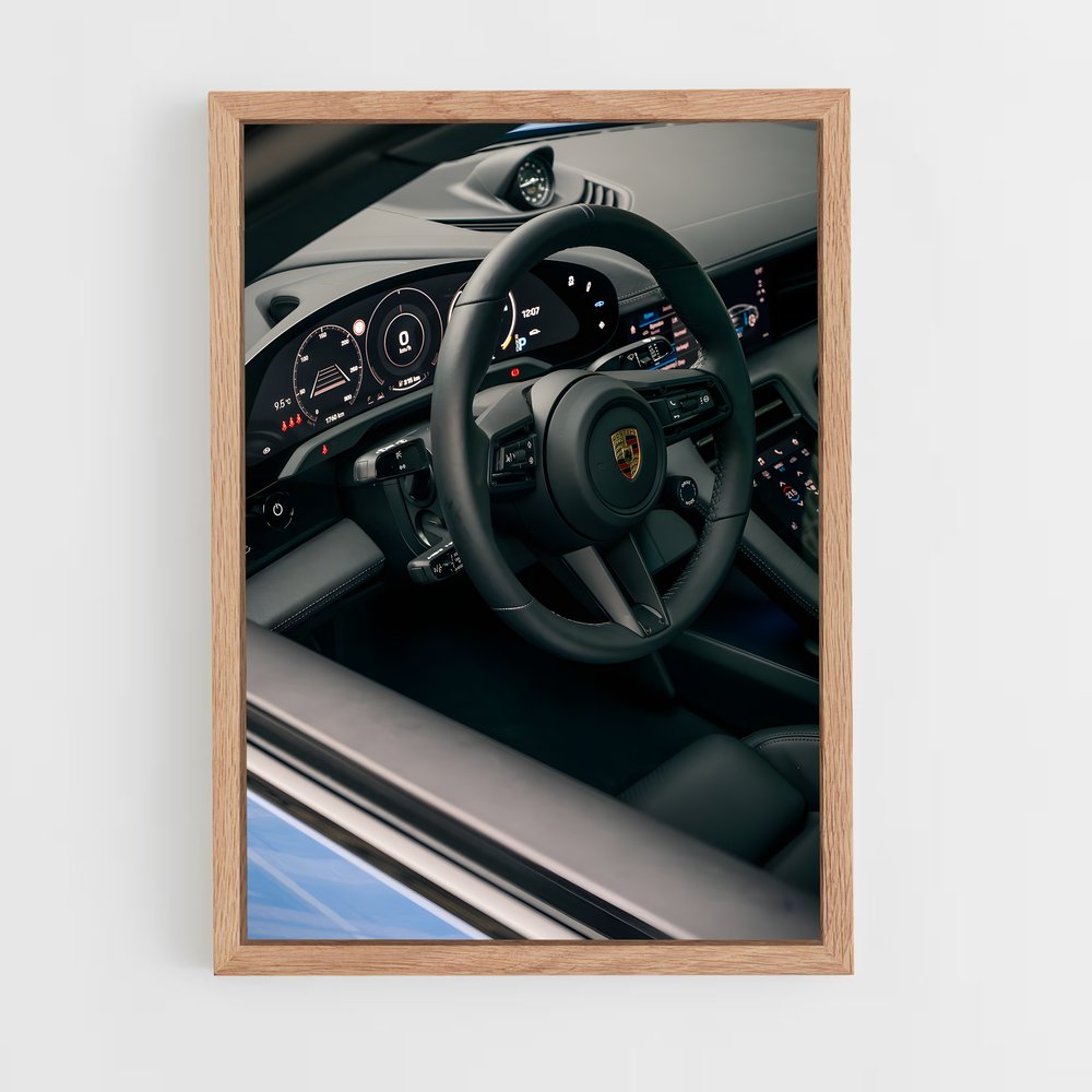 Poster Intérieur Électrisant – affiche Porsche (vue 4)